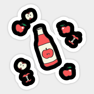 Apple Cider Art Design Sticker